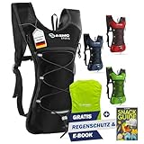 SASMO® Laufrucksack & Trailrunning Rucksack - Ultraleicht - 6L / 300g |...