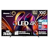 Hisense 100E77NQ Pro 254cm (100 Zoll) Fernseher, 4K UHD, QLED, Smart TV, Total...