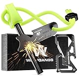 Wolfgangs Feuerstahl Outdoor - Feuerstein Survival - Feuerstarter Set - Outdoor...