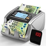 Tamodeix NX-270 Geldzählmaschine, EUR USD GBP-Geldzähler, UV/MG/IR-Erkennung,...