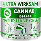 HANF CREME RELIEF PRO FÜR GELENKE UND MUSKELN | Kühlende Wirkung | Nacken...