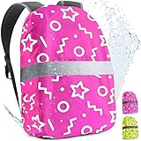 FlexiSchutz® Regenschutz für Rucksack/Schulranzen Regenschutz Kinder - 100%...