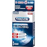 Rapid White Bleaching Strips, 1er Pack (6 Sachets), für weißere Zähne in 3...