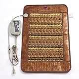 ThermoGem Infrarot-Wärme Amethyst Turmalin Jade Pad - Medium 80 'L x 50 'W -...