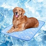 MYLUNE Home Kühlmatte für Hunde,wendbare Haustierunterlage kühl und...