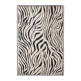 Rivanto® Gartenteppich Zebra 150 x 242,5 cm aus Kunststoff,...