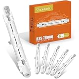 Tomosu 6 Stück R7s Halogenstab 78mm 100W Dimmbar Halogen Leuchtmittel R7s...