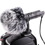 Nicama 3.5mm Kamera Shotgun Mikrofon für DSLR Kamera Canon EOS Nikon Sony...