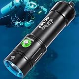 APLOS AP02 Tauchlampe, 2500 Lumen Tauchen Taschenlampe Wiederaufladbar, IPX8...