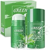 Green Mask Stick, Blackhead Remover Natural Grüntee Purifying Clay Green Tea...