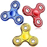 SCIONE 3Stück Fidget Spinner Sensorisches Hand Zappelspielzeug, Angst Stress...