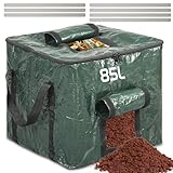 Hlimior Thermo Komposter 85L – Komposter Garten, Schnellkomposter & robuster...