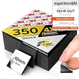 Magnetplättchen Selbstklebende (350 Stück) - Maximale Haftkraft mit Premium...