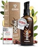 Heldengrün® BIO Jojobaöl [100% NATURREIN] Dermatologisch getestet - Sanftes...