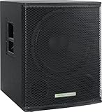 Pronomic SA-15 SUB Aktiv Subwoofer - 1x 15 Speaker mit Bassreflex-Öffnungen -...