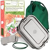 Inovida Auslaufsichere Lunchbox Edelstahl : Edelstahl Brotdose 700ml –...