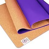 XXL Yogamatte rutschfest - Kork und Naturkautschuk 190cm - Extra lang +...