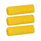 3 x Colorus Grobschaum Strukturrolle | Schaumwalze 11cm gerade | Schaumstoff...