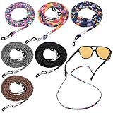 patinadrift Brillenband Damen 6er Set, Brillenkette mit 6 Farben...