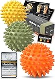 M.S.Lemberg® Igelball Massage Set [3 Härtegrade] - Massageball für...