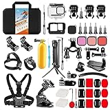 Zubehör Set Kit Bundle für GoPro Hero 11 10 / Hero 9 Black, Wasserdicht...