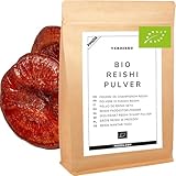 Reishi Pulver Purer Reishi Pilz Bio Pulver Mushroom Powder von Foozia (100 g)