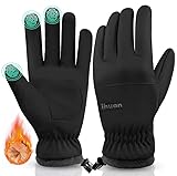 ihuan Handschuhe Herren Damen Wasserdicht Fahrradhandschuhe- Winterhandschuhe...