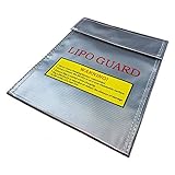 Premium Lipo Akku Feuerfeste Ladetasche Schutztasche 220x180mm Lipo-Safe...