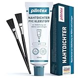 PLINTEX® Nahtdichter 30ml extra stark inkl. 2x Pinsel - Nahtkleber für Zelte,...
