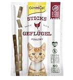 GimCat Sticks Geflügel - Softe Kaustangen mit hohem Fleischanteil und ohne...