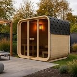 Supply24 since 2004 Outdoor Cubesauna Holz Sauna Finnland 228x180 cm –...