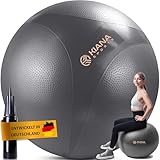 KIANA SPORTS Gymnastikball & Sitzball - 4 Größen - Deutsche Entwicklung -...