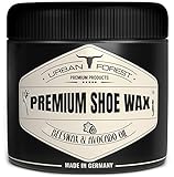 Schuhcreme Schuhwachs farblos mit Bienenwachs & Avocado-Öl 250ml Profi...