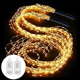 2 Stück Lichterkette Klein 2m 200 LED Lichterschweif Mit Batterie Und...