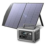 ALLPOWERS Solargenerator R600, 299WH LiFePO4 Batterie, 2x 600W (1200W Spitze) AC...