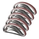 Schleifbänder 10X330mm, 30 Stück Gewebe-Schleifbänder Schleifband Set je 5 x...