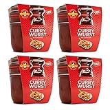 Original Berliner Currywurst (4x220g) im hochwertigen Bügelverschlussglas von...