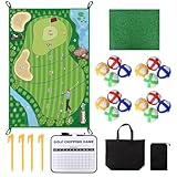 Golf Trainingsmatte Set, Golfspielset mit 16 Golfbällen und Scoreboard,...