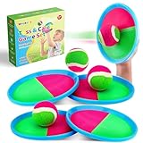 Weokeey Klettballspiel für Kinder Klettball Strandspielzeug Outdoor Spielzeug...
