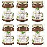 Rigoni di Asiago - Nocciolata - 6x 650g, Nuss Nougat Creme, Haselnusscreme ohne...