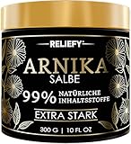 Reliefy Arnika Salbe Hochkonzentriert – Extra Stark, Wirkt gegen...