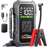 YaberAuto Starthilfe Powerbank mit Luftkompressor, 150PSI 5500A Auto Starthilfe,...