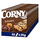 Müsliriegel Corny Classic Schoko, mit leckerer Vollmilch Schokolade, Multipack...
