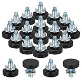 Ouligay 16 Stück Möbelfüße Verstellbar Nivellierfüße Höhenverstellbar...