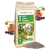 Purgrün® Bio-Obstbaum-Dünger 1 kg – Organisch-mineralische Rezeptur –...