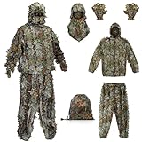 3D Ghillie Camouflage Suit, Jungle Ghillie Suit Woodland Camouflage Suit...