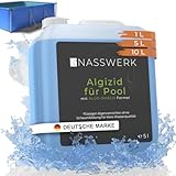 NASSWERK® Algizid für Pool flüssig 5L | Algenvernichter Pool um grünes...