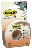 Post-it Abdeck- und Beschriftungsband - 1 Rolle im Handspender - 25,4 mm x 17,7...