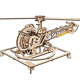 UGEARS Mini-Hubschrauber - 3D-Holzpuzzle-Bausatz - Einzigartige Puzzles für...