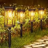 NEEMO 6 Stück Solarlampen für Außen Garten, Typisch Solarleuchten für Außen...